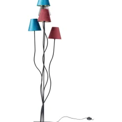 Lampadaire Flexible Velours Noir Cinque