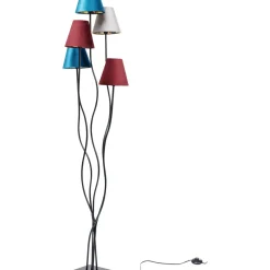 Lampadaire Flexible Velours Noir Cinque