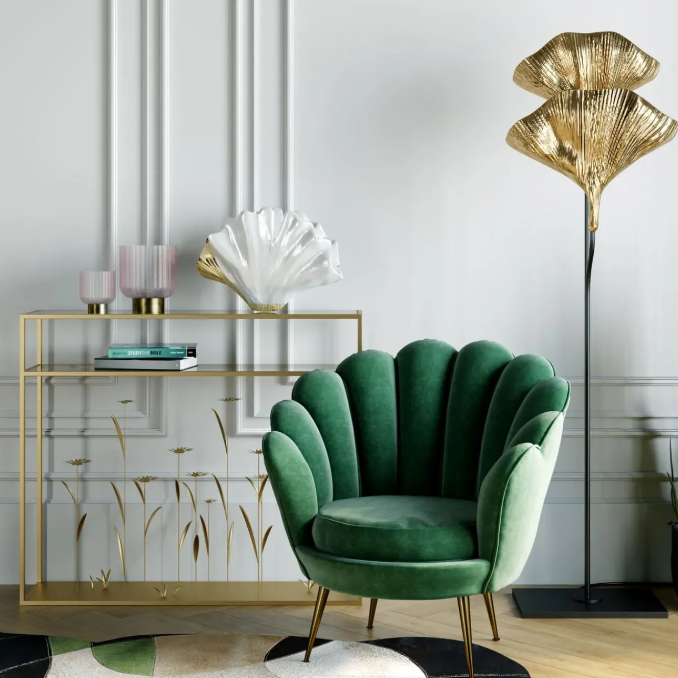 Lampadaire Ginkgo Due 172