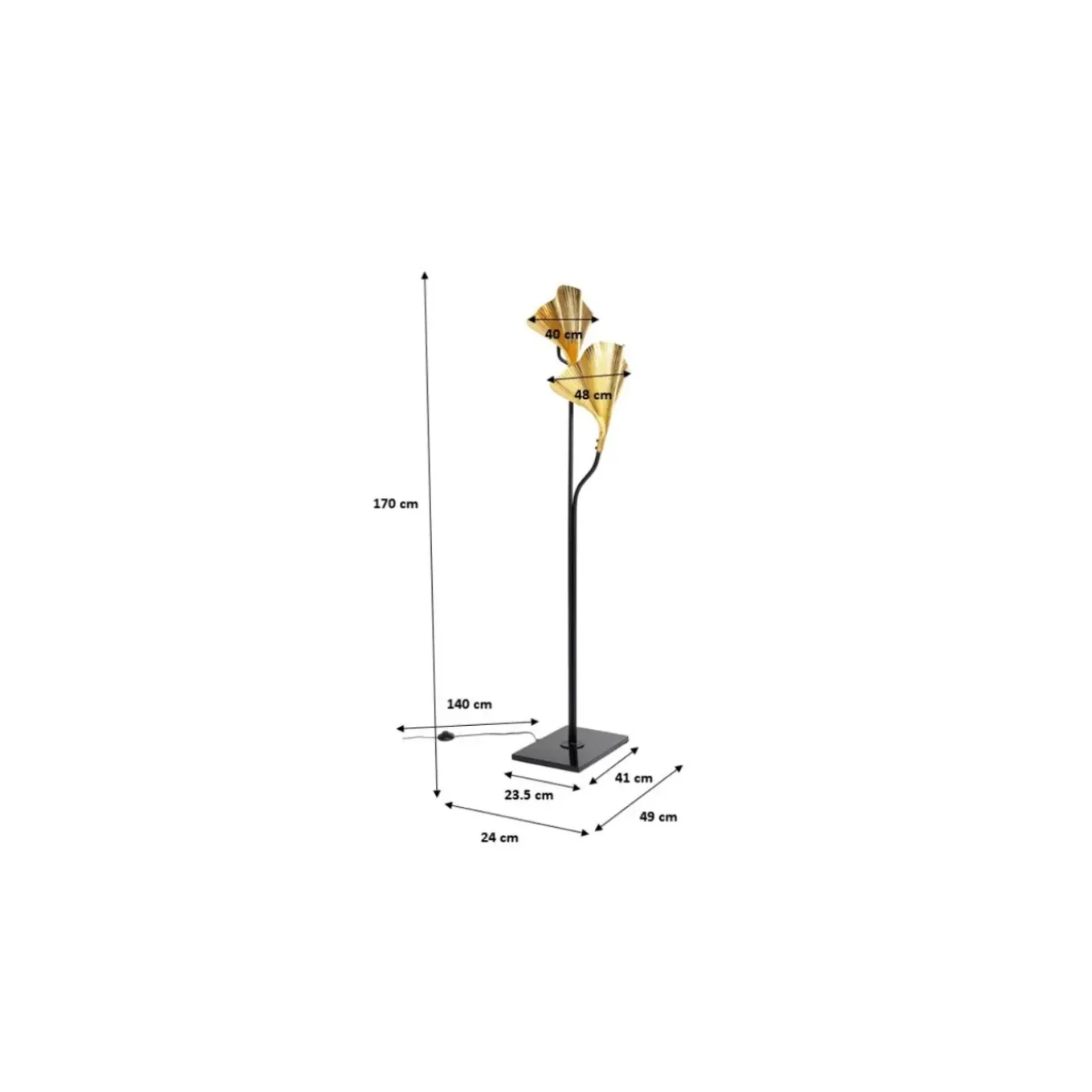 Lampadaire Ginkgo Due 172