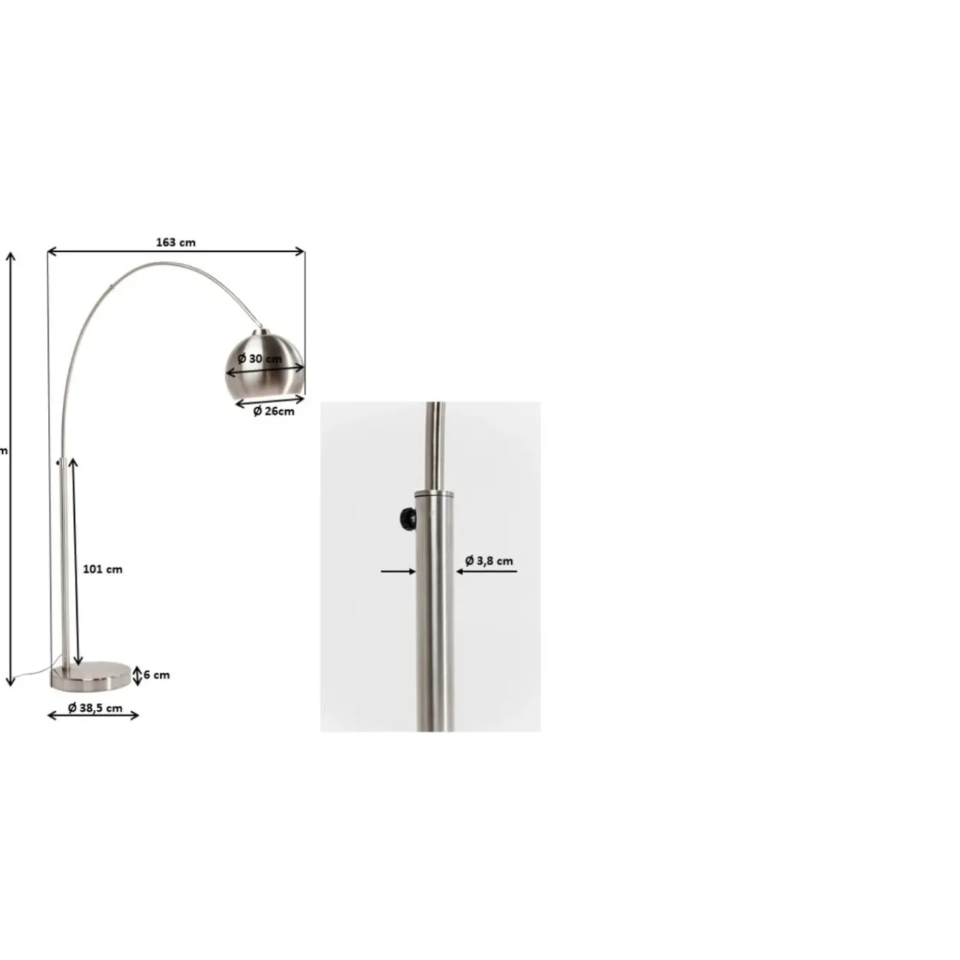 Lampadaire Lounge Satin Small Deal Eco.