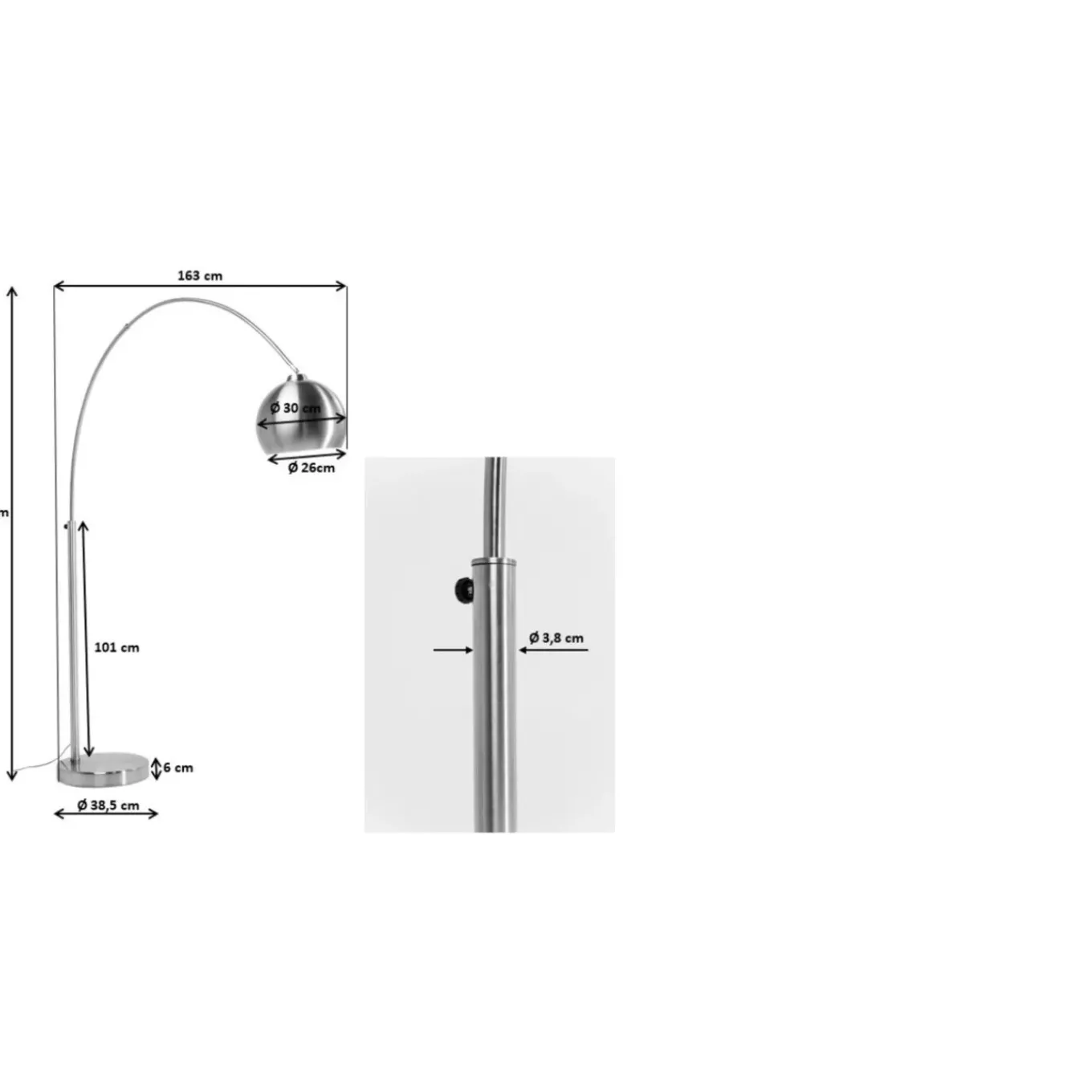 Lampadaire Lounge Small Deal Eco. 175Cm