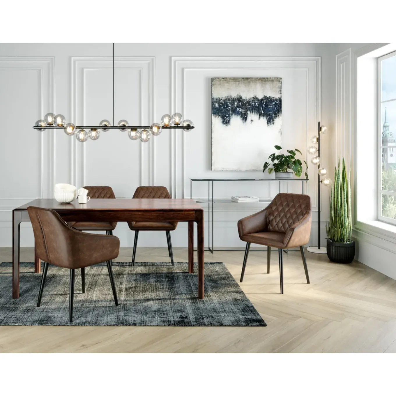 Lampadaire Scala Balls Noir 160Cm