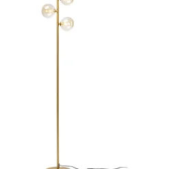 Lampadaire Three Balls Dore 160Cm