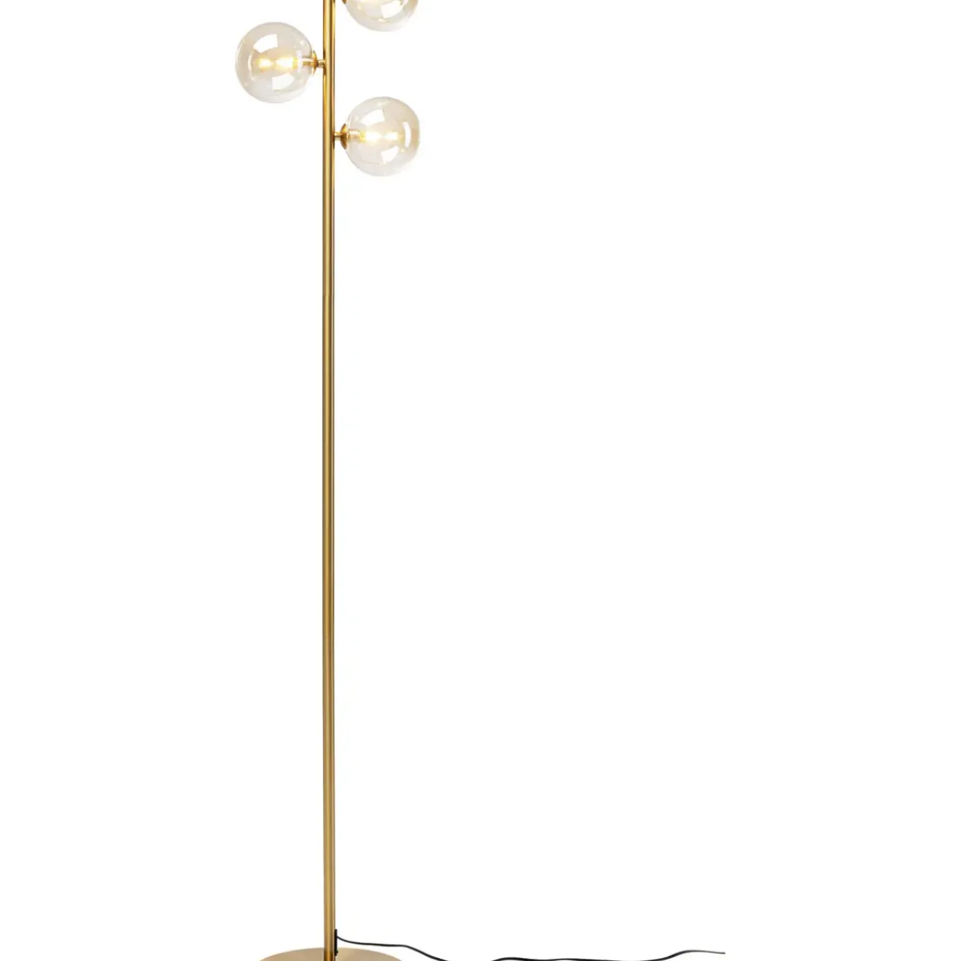 Lampadaire Three Balls Dore 160Cm
