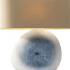 Lampe A Poser Agate Bleu 57Cm