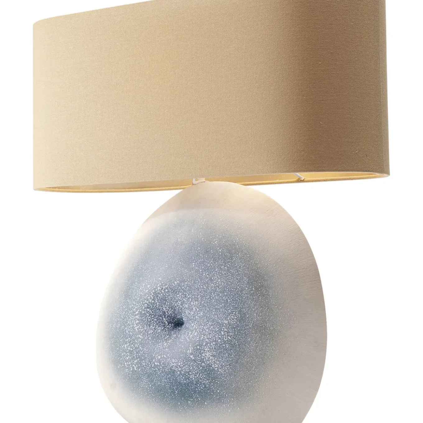 Lampe A Poser Agate Bleu 57Cm