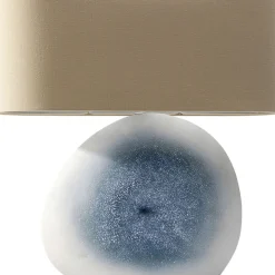 Lampe A Poser Agate Bleu 57Cm
