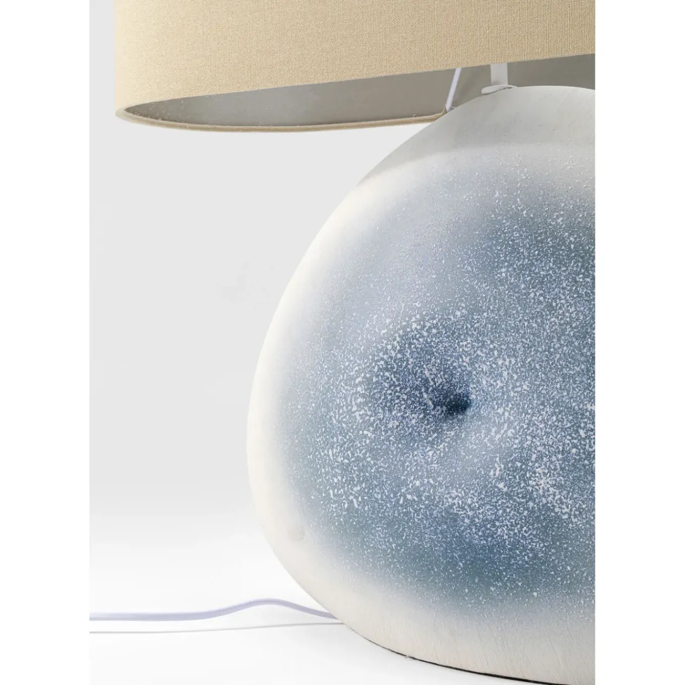 Lampe A Poser Agate Bleu 57Cm