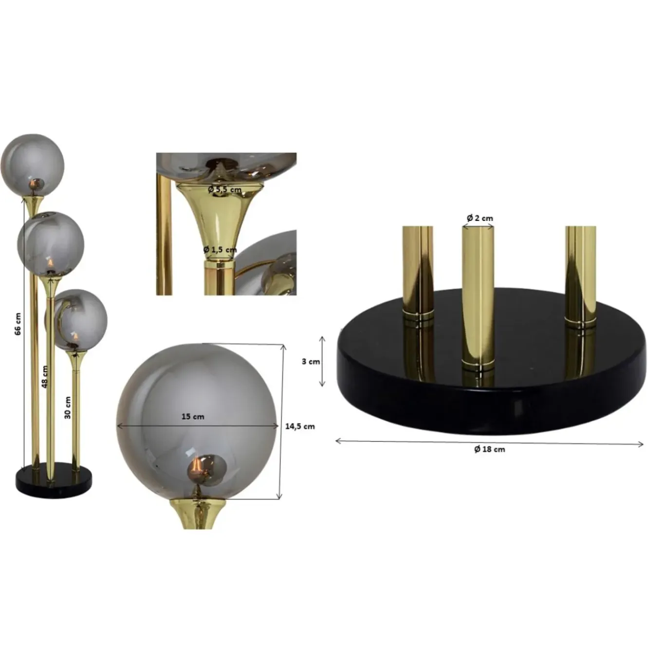 Lampe A Poser Al Capone Tre