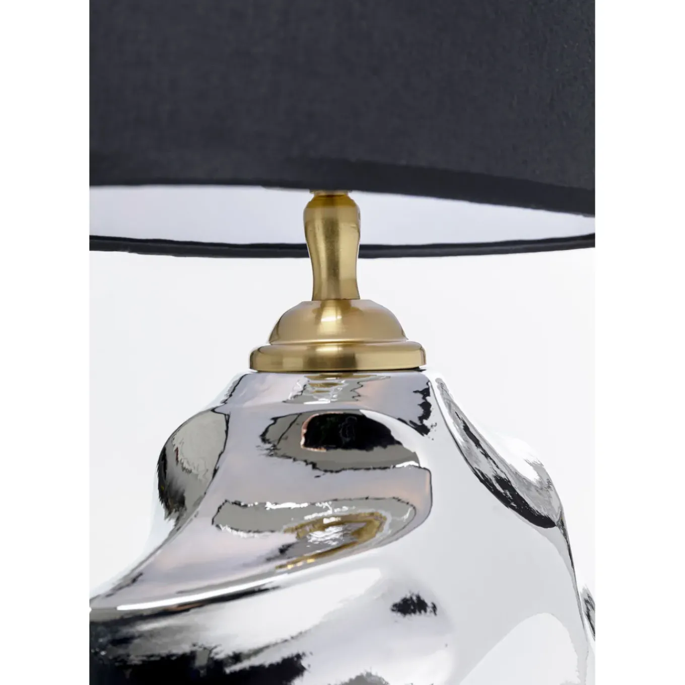 Lampe A Poser Alba Argente 42Cm