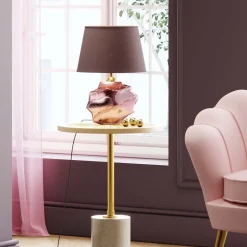 Lampe A Poser Alba Bronze 42Cm