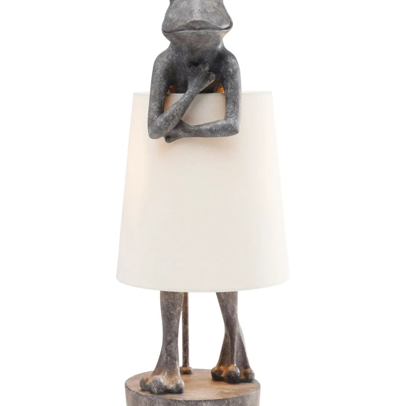 Lampe A Poser Animal Frog Gris