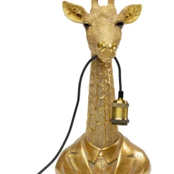 Lampe A Poser Animal Giraffe Dore 50Cm