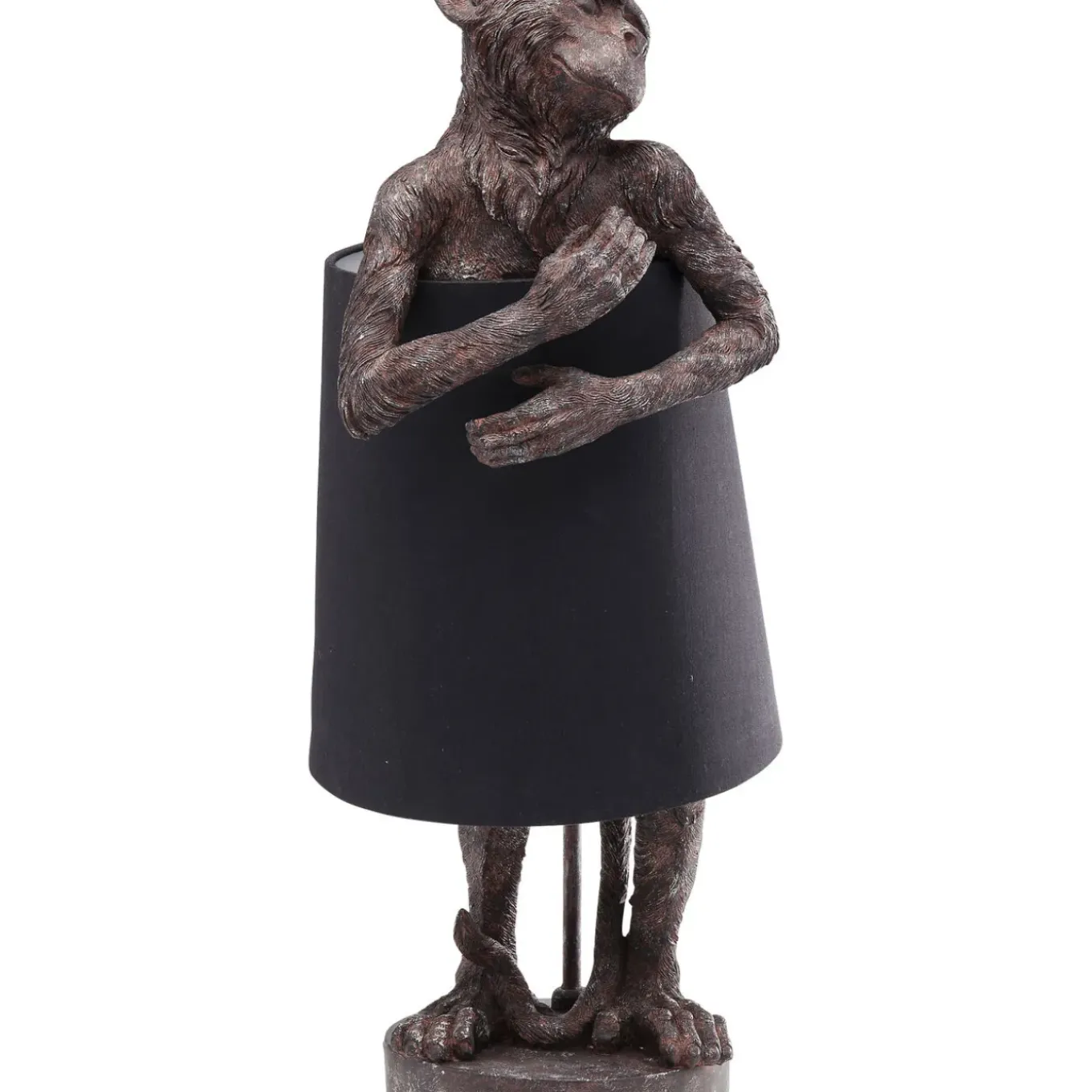Lampe A Poser Animal Monkey Marron