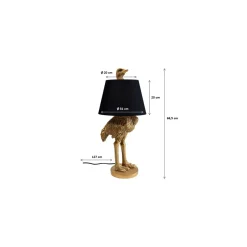 Lampe A Poser Animal Ostrich 67Cm