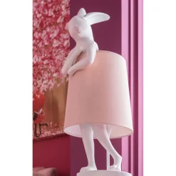 Lampe A Poser Animal Rabbit Blanc 68Cm