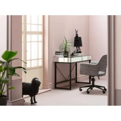 Lampe A Poser Animal Rabbit Noir 68Cm