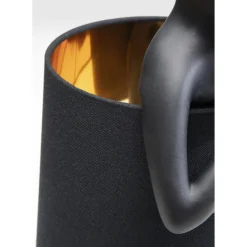 Lampe A Poser Animal Rabbit Noir 68Cm