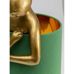 Lampe A Poser Animal Rabbit Dore/Vert 68Cm