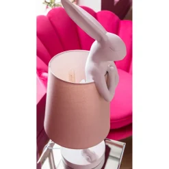 Lampe A Poser Animal Rabbit Blanc 68Cm