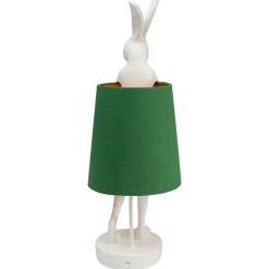 Lampe A Poser Animal Rabbit Blanc/Vert 68Cm