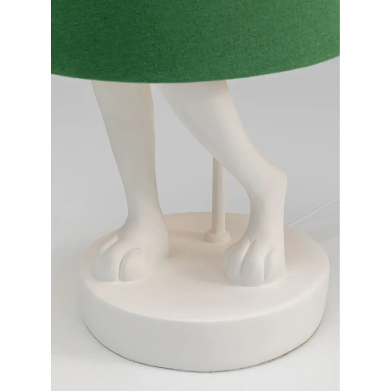 Lampe A Poser Animal Rabbit Blanc/Vert 68Cm