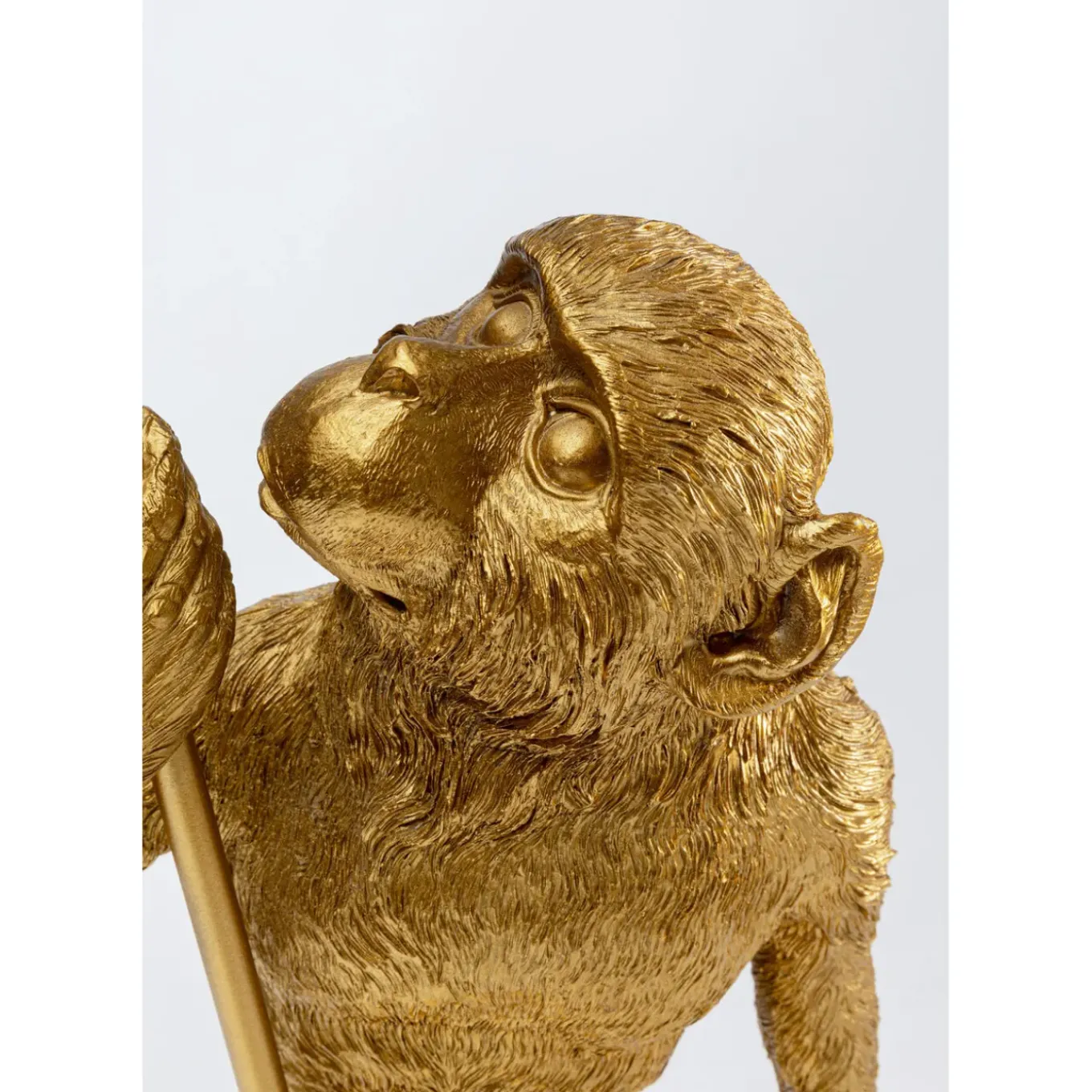 Lampe A Poser Animal Standing Monkey Dore 51Cm
