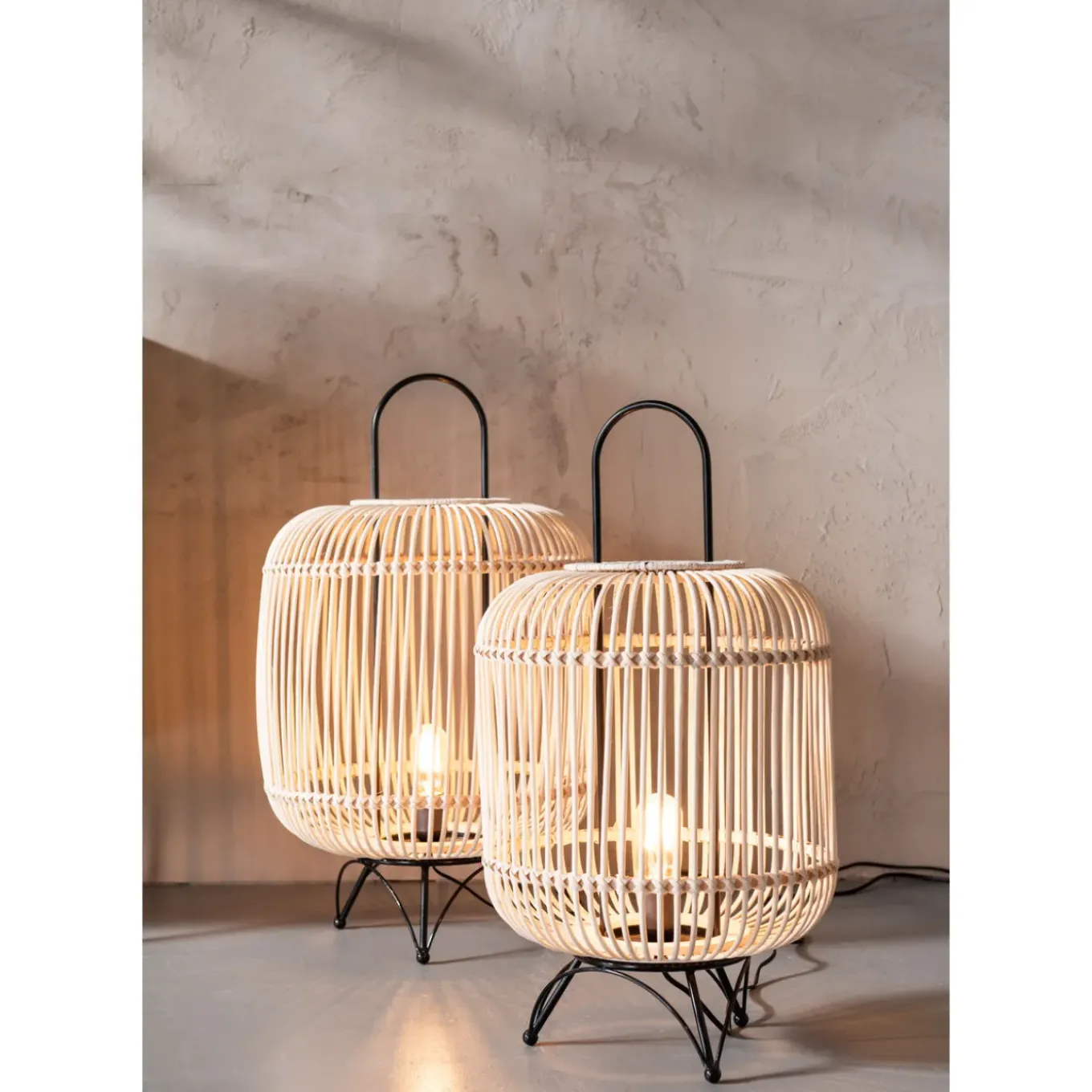 Lampe A Poser Bamboo 62Cm