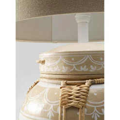 Lampe A Poser Basket Creme 73Cm