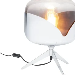 Lampe A Poser Chrome Goblet Ball