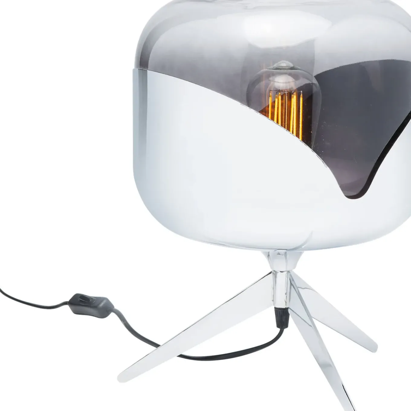 Lampe A Poser Chrome Goblet Ball
