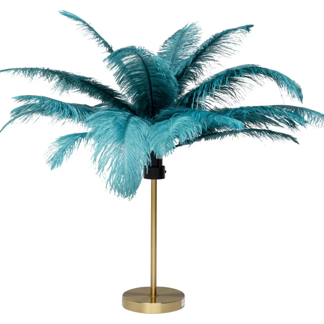 Lampe A Poser Feather Palm Vert 60Cm