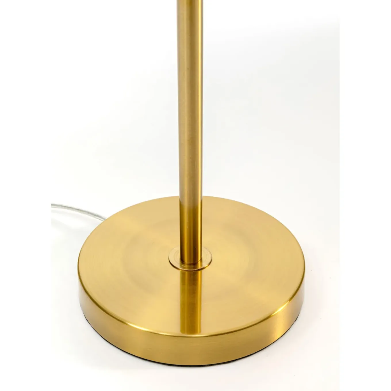Lampe A Poser Feather Palm Blanc 60Cm