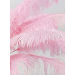Lampe A Poser Feather Palm Fuchsia 60Cm