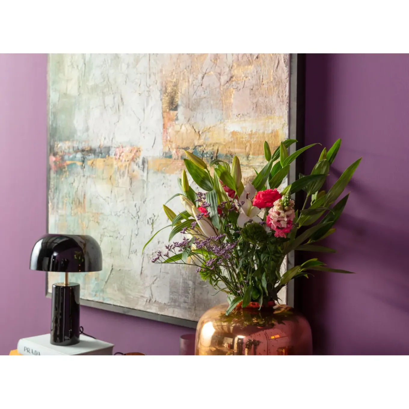 Lampe A Poser Loungy Noir 38Cm
