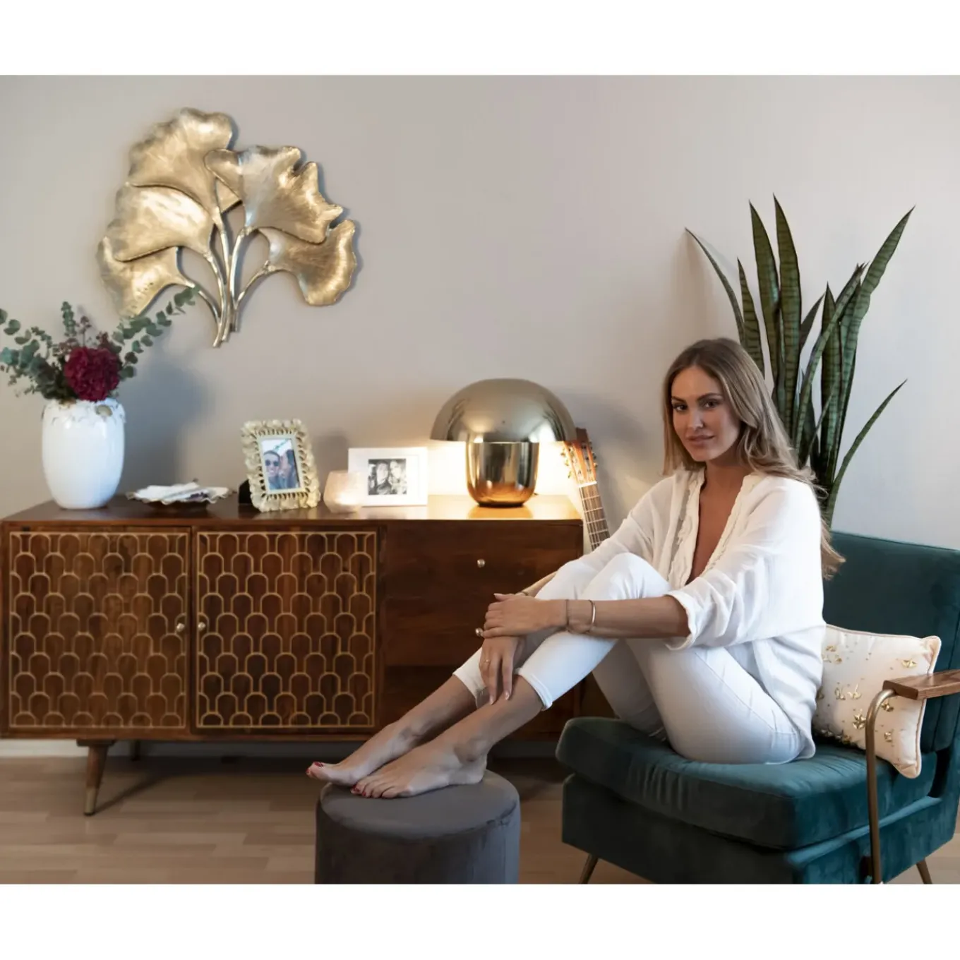 Lampe A Poser Mushroom Laiton