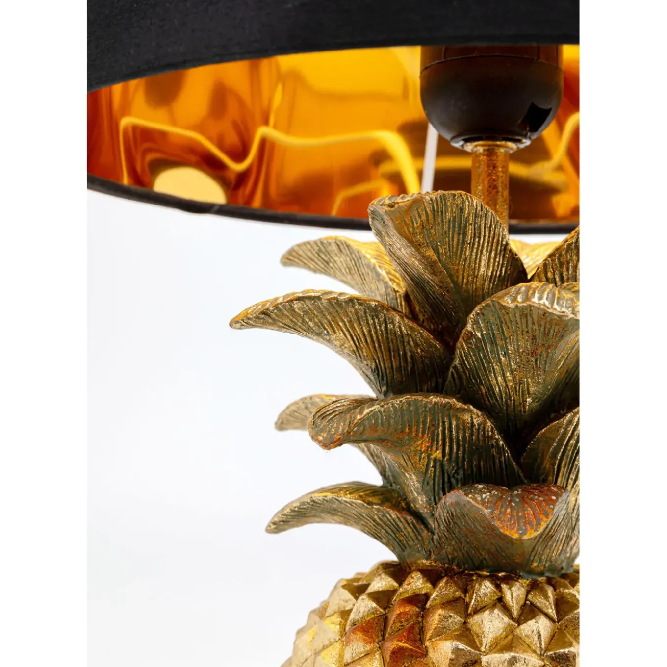 Lampe A Poser Pineapple Dore 47Cm
