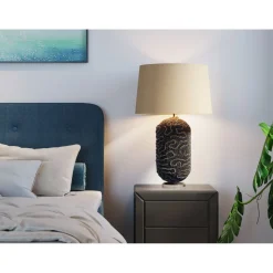 Lampe A Poser Waterflow Bleu 79Cm