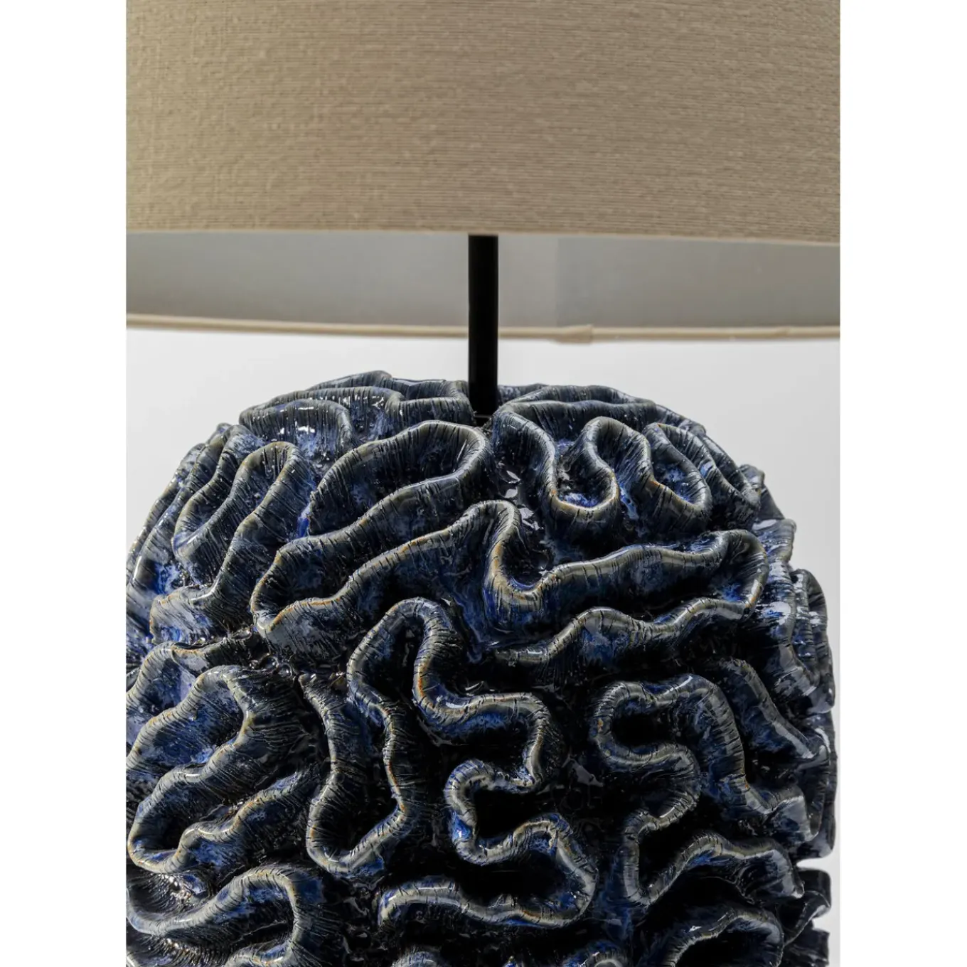 Lampe A Poser Waterflow Bleu 79Cm