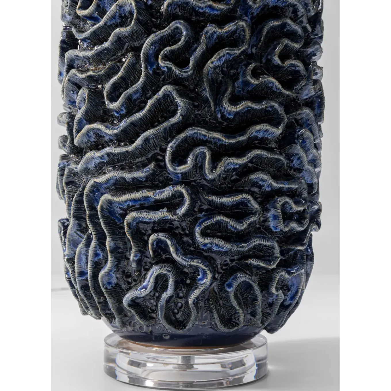 Lampe A Poser Waterflow Bleu 79Cm