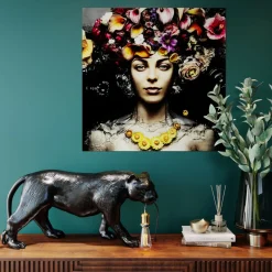 Lampe De Sol Animal Bagheera 40Cm