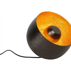 Lampe De Sol Apollon Smooth Noir O28Cm
