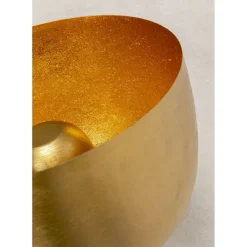 Lampe De Sol Apollon Smooth Dore O35Cm