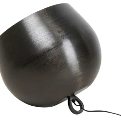 Lampe De Sol Apollon Smooth Noir O50Cm