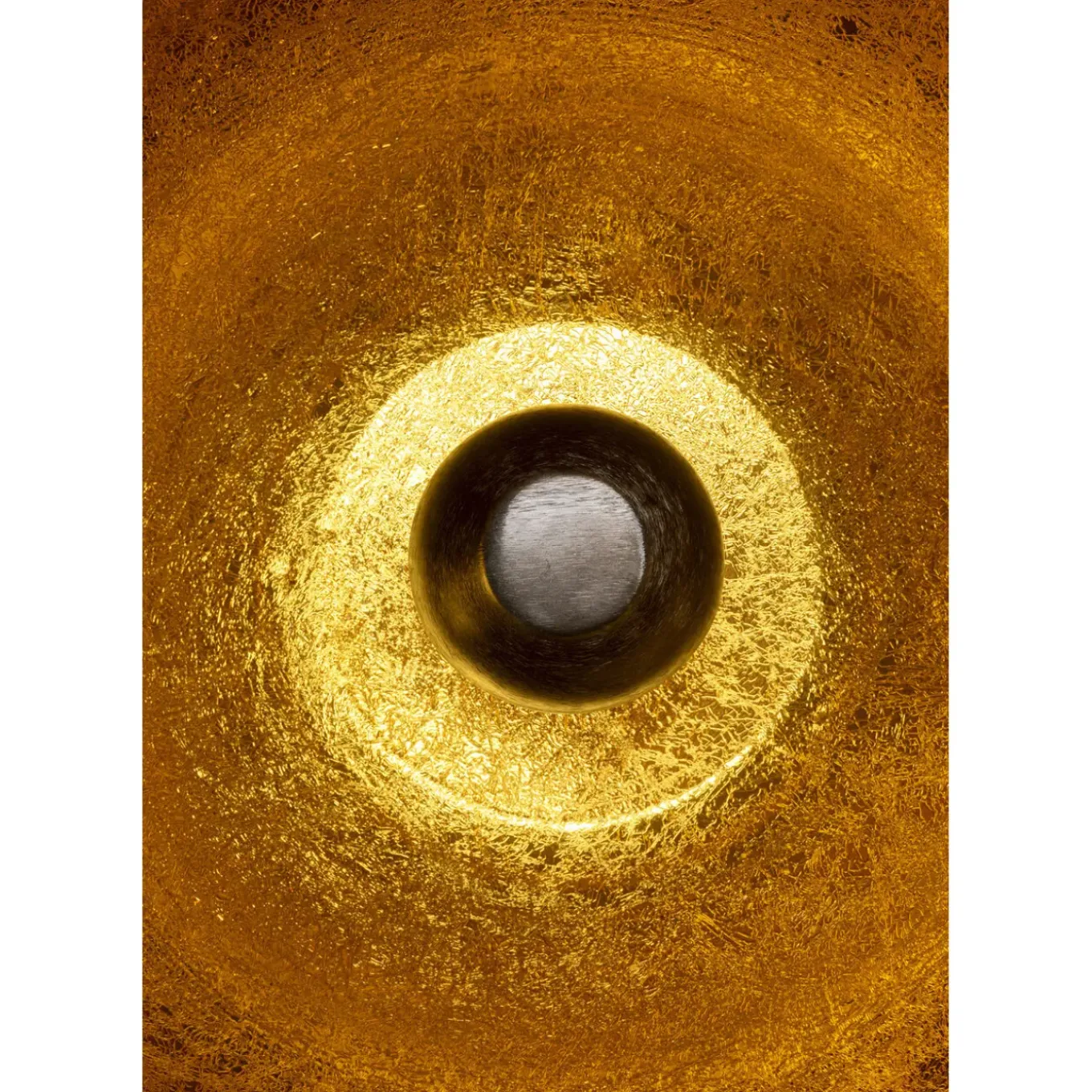 Lampe De Sol Apollon Smooth Noir O50Cm
