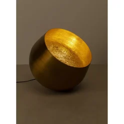 Lampe De Sol Apollon Smooth Dore O50Cm