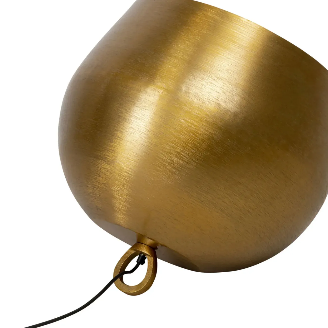 Lampe De Sol Apollon Smooth Dore O50Cm