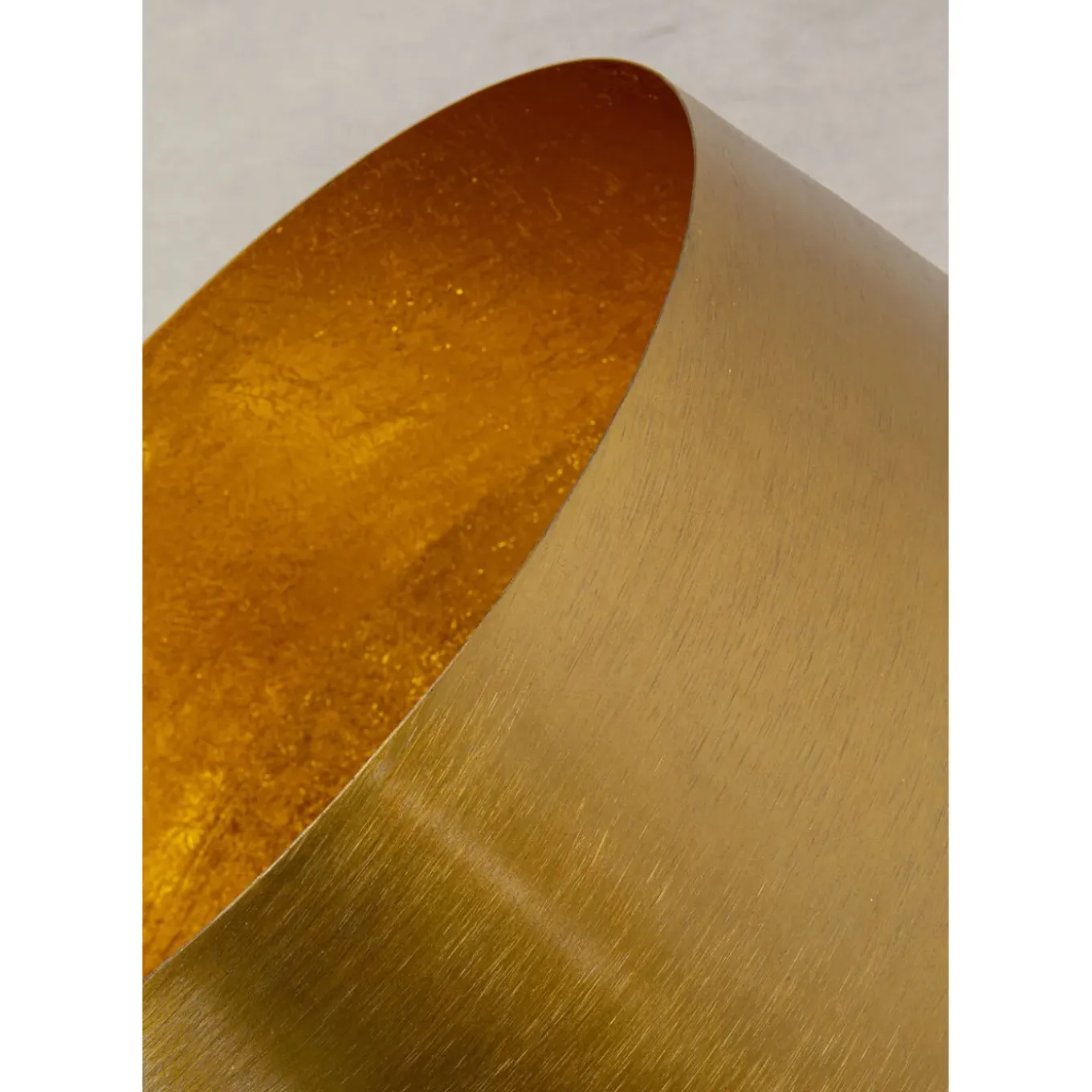 Lampe De Sol Apollon Smooth Dore O50Cm