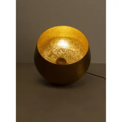 Lampe De Sol Apollon Smooth Dore O50Cm